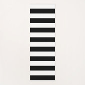  klassieke zwarte en witte strepen yogamat (Voorkant)