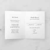 Klassieke Zwarte en Witte Tijdloze Bruiloft (Binnen)