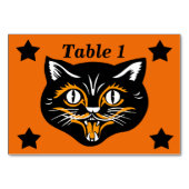  Klassieke zwarte kat-vlakken Kaart (Achterkant)