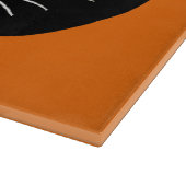 Klassieke zwarte kat-vlakken Snijplank (Hoek)