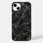 Klassieke zwarte marmer Case-Mate iPhone case (Achterkant)