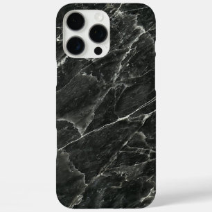 Klassieke zwarte marmer iPhone 16 pro max hoesje