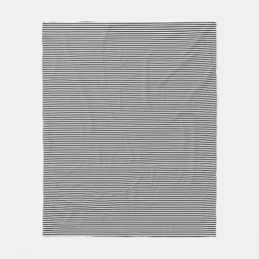 Klassieke Zwarte Streep Gooi Deken (Voorkant)