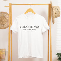 Klassieke Zwarte Typografie Vastgestelde Oma