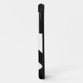 Klassieke zwarte vredesnaam Case-Mate iPhone case (Achterkant/links)