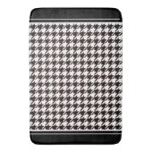 Klassieke zwarte & witte hond badmat (Voorkant Verticaal)