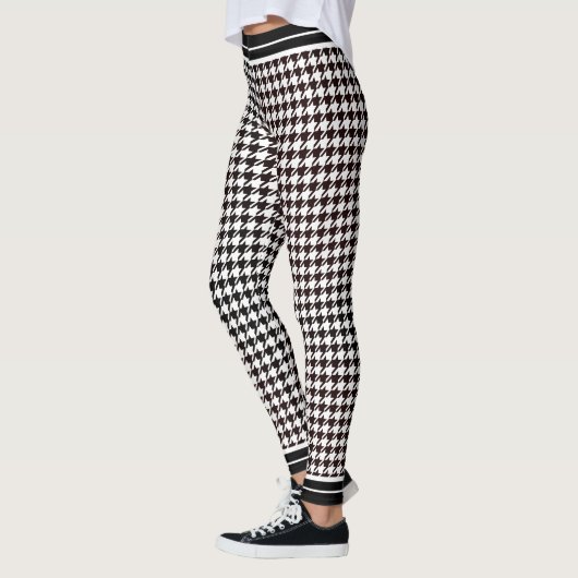 Klassieke zwarte & witte hond leggings (Links)