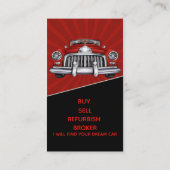 Klassieke zwarte zwarte zwarte moderne Abstracte f Visitekaartje (Achterkant)