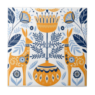 klassieke zweedse tegels tegeltje