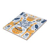 klassieke zweedse tegels tegeltje (Zijkant)