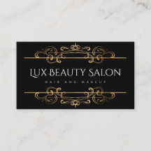 Klassieke  zwenken Faux Gold Foil aangepast