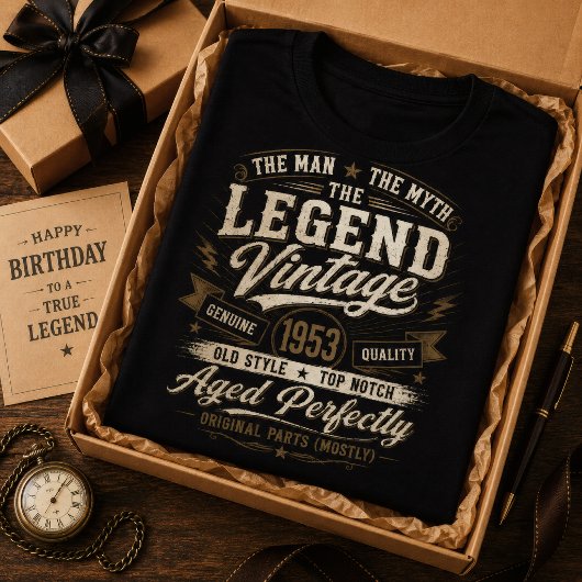 Klassieker 1953 Verouderd Perfecte Kwaliteit 73e V T-shirt
