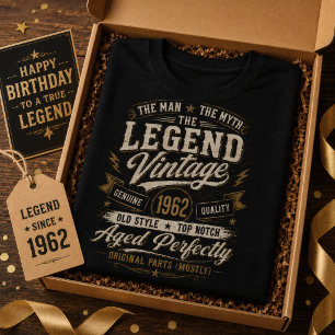 Klassieker 1962 Verouderd Perfect 64e Verjaardag T-shirt