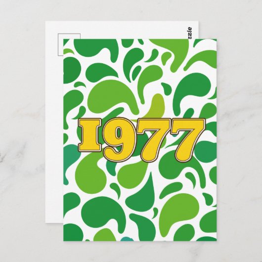 Klassieker 1977 briefkaart (Voorkant / Achterkant)