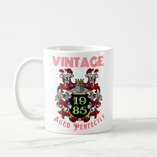 Klassieker 1985 Verouderd Perfect Koffiemok (Links)