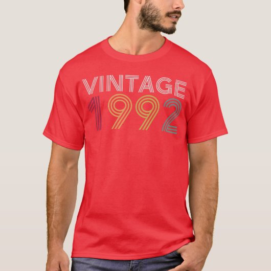 Klassieker 1992 vintage t-shirt (Voorkant)
