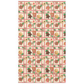  klassieker Kerst peperkoekjes Tafelkleed (Voorkant)