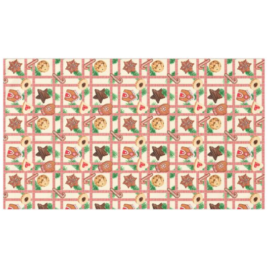  klassieker Kerst peperkoekjes Tafelkleed (Voorkant (Horizontaal))