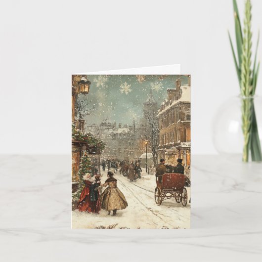 Klassieker Londense Winter Kaart (Voorkant)