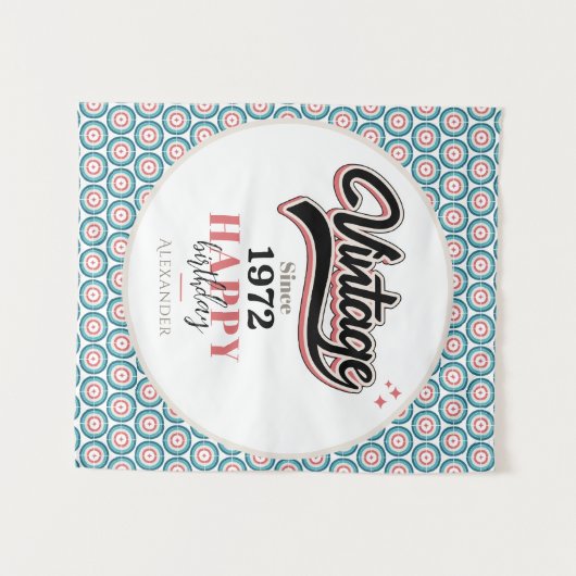 Klassieker sinds - 1972 wandkleed (Voorkant (horizontaal))