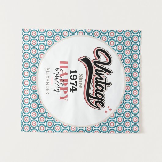 Klassieker sinds - 1974 wandkleed (Voorkant (horizontaal))