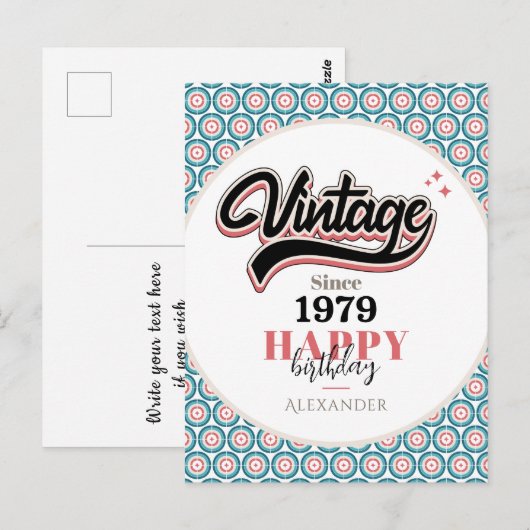 Klassieker sinds - 1979 briefkaart (Voorkant / Achterkant)