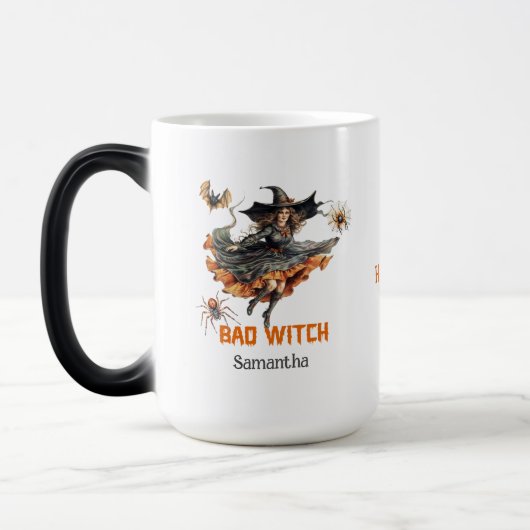  klassieker traditioneel Halloween slechte heks Magische Mok (Links)