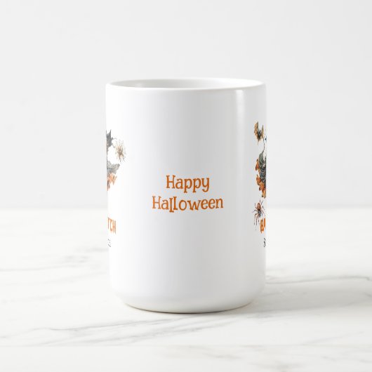  klassieker traditioneel Halloween slechte heks Magische Mok (Midden)