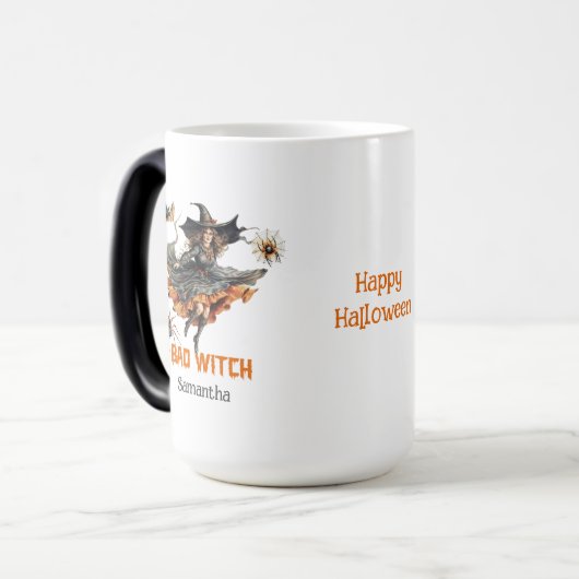 klassieker traditioneel Halloween slechte heks Magische Mok (Voorkant links)