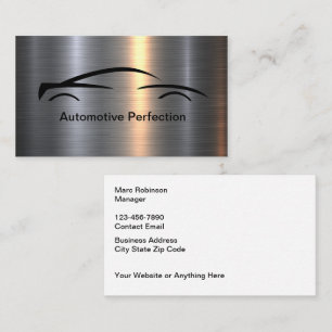 Klassige Automotive Koele Auto Reparatie Visitekaartje