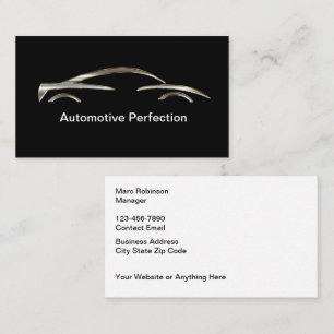Klassige Automotive Koele Auto Reparatie Visitekaartje