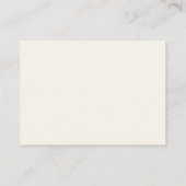 KLASSIK EDITABLE STIJLVOLE SCRIPT TROUW INFORMATIEKAARTJE (Achterkant)