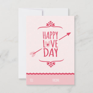 Klassikale Valentijnsdag voor kinderen Kaart