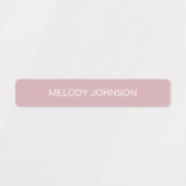 Klassikamer Pastels Kleurige Meisje Kleur Gecodeer Labels (Design 1)