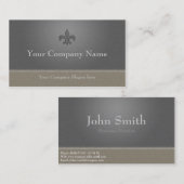 Klassische elegante edle business visitenkarte visitekaartje (Voorkant / Achterkant)