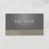 Klassische elegante edle business visitenkarte visitekaartje (Achterkant)