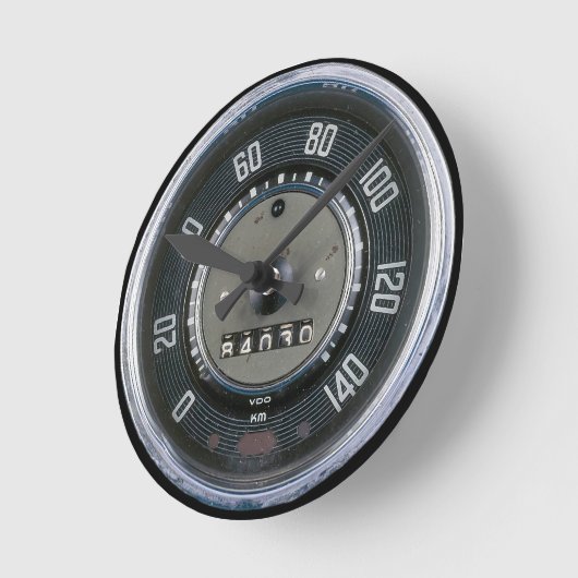 Klassischer Käfer Tachometer Oldtimer Ronde Klok (Hoek)