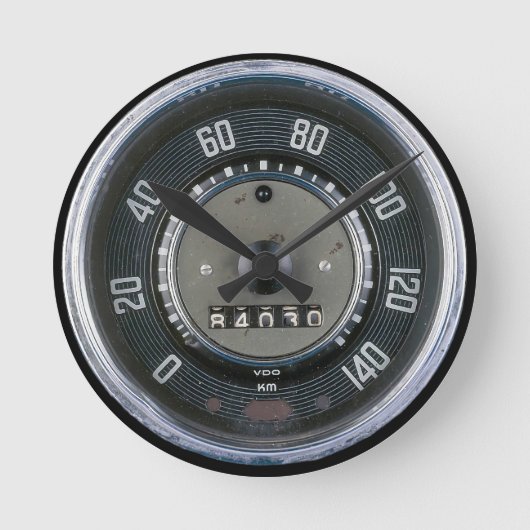 Klassischer Käfer Tachometer Oldtimer Ronde Klok (Voorkant)