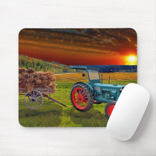 "Klassischer Trecker" Muismat (Met muis)