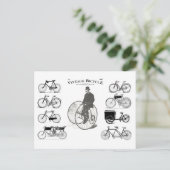 Klassisches Fahrräder seit 1880 Briefkaart (Staand voorkant)