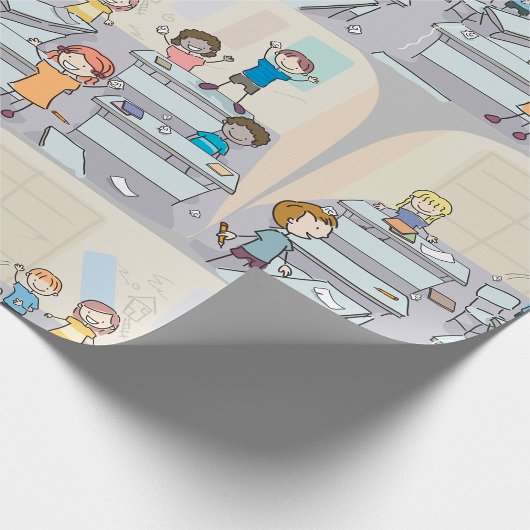 Klassroom Chaos-overlooppapier Cadeaupapier