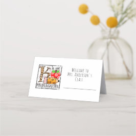 Klassroom-plaatskaart Plaatskaartje