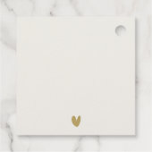 KLASSY AQUA DUSKY BLUE GOLD AGATE MONOGRAM WEDDING BEDANKJES LABELS (Achterkant)