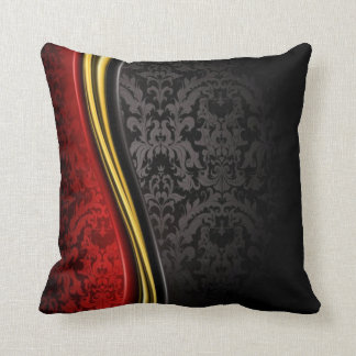 KLASSY BAROQUE BLACK RED EN GOLD PILLOW KUSSEN