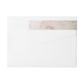 KLASSY BLUSH PINK DUSKY ROOS GOLD AGATE ADDRESS (Achterkant)