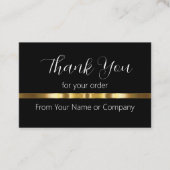 Klassy Budget Klant Dank u Visitekaartje (Voorkant)