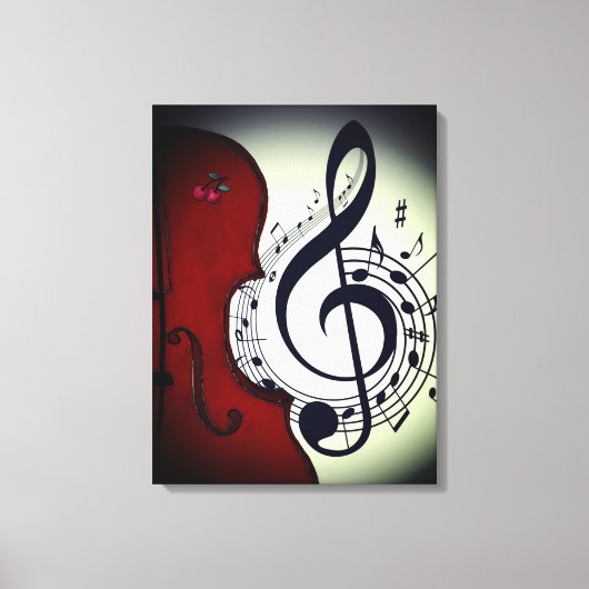 KLASSY CELLO ROCKABILLY ART PRINT (Voorkant)