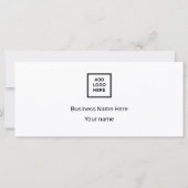 Klassy Eenvoudige budgetvriendelijke klant Dank u (Achterkant)