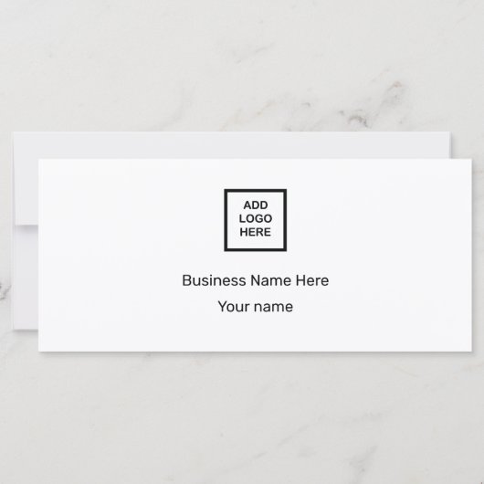 Klassy Eenvoudige budgetvriendelijke klant Dank u (Achterkant)