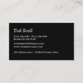 Klassy Gebruikte autohandelaar Visitekaartje (Achterkant)